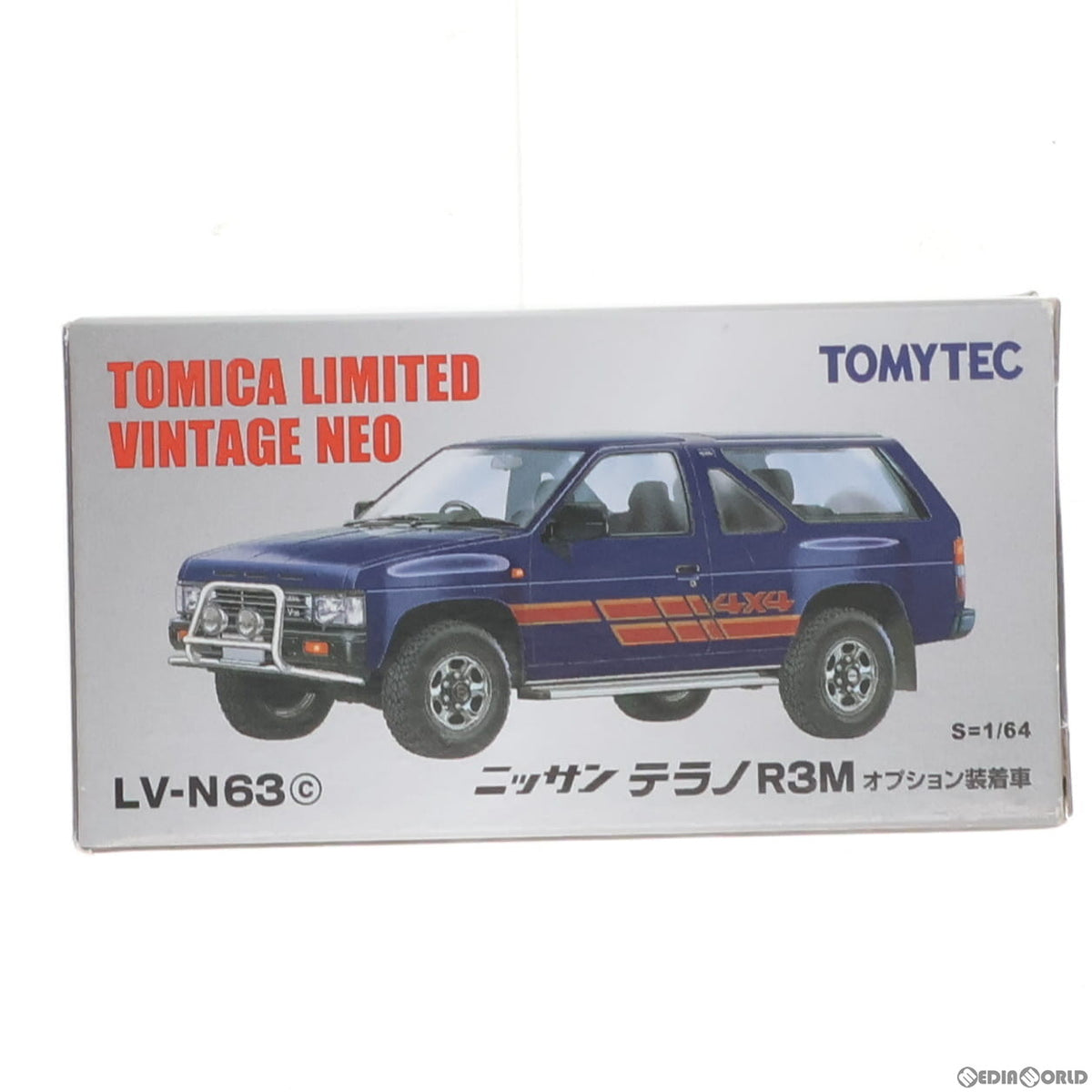 【新品】【お取り寄せ】[MDL] トミカリミテッドヴィンテージ NEO LV-N63c 日産 テラノ R3M(紺) 1/64 完成品 ミニカー(311478) TOMYTEC(トミーテック)(20200613)