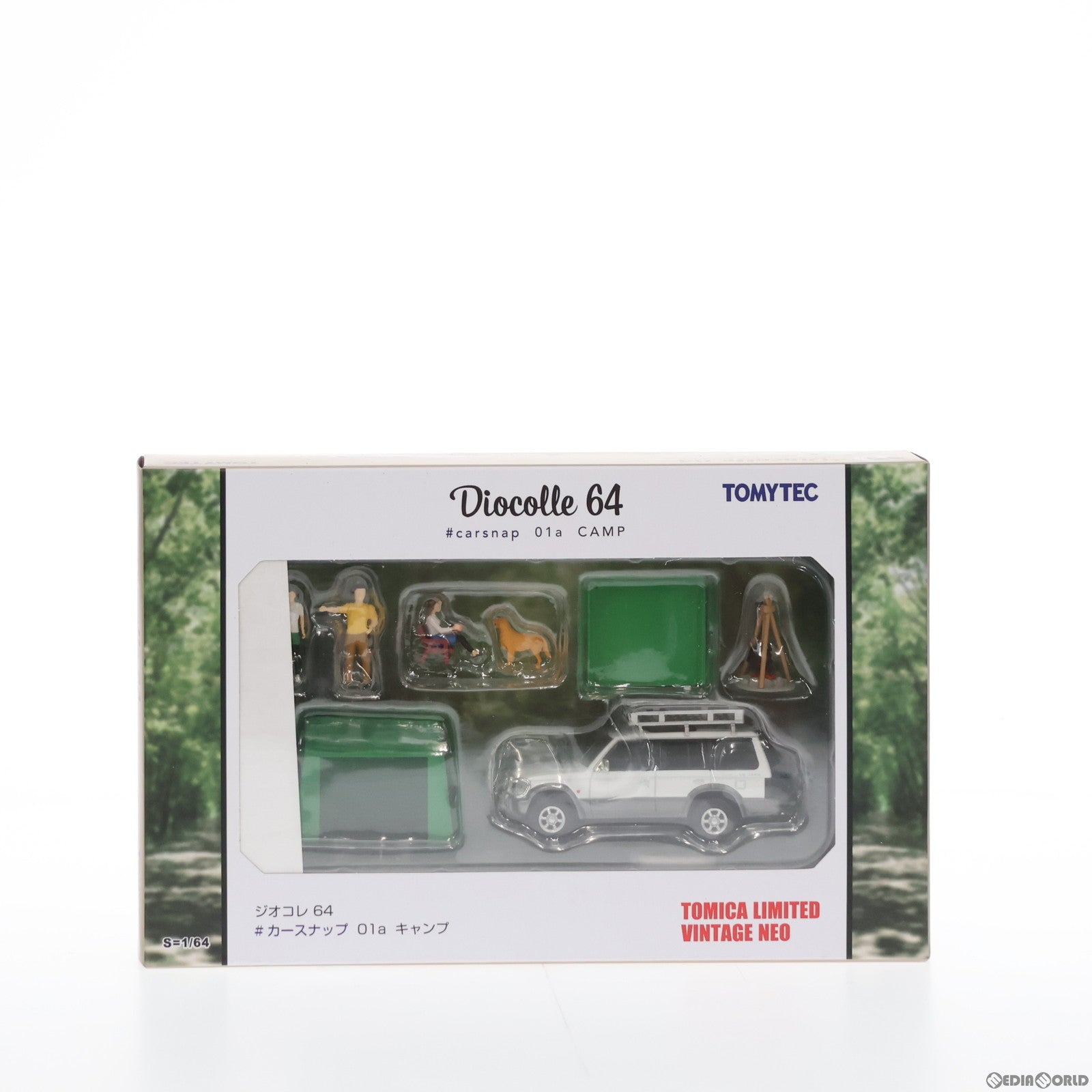 【中古即納】[MDL] トミカリミテッドヴィンテージ NEO ジオコレ64 #カースナップ01a キャンプ 1/64 完成品 ミニカー(311744) TOMYTEC(トミーテック)(20200613)