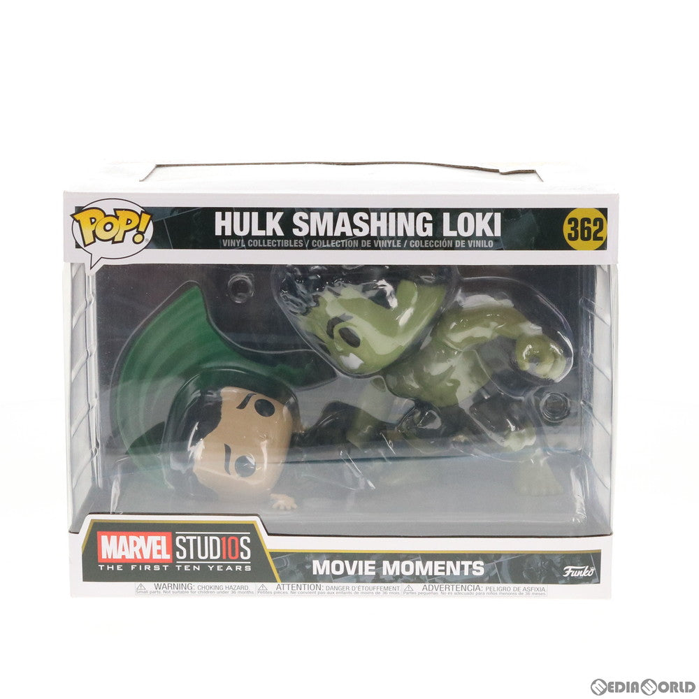 【中古即納】[FIG] POP! MOVIE MOMENTS 362 ハルク・スマッシング・ロキ マーベル・スタジオ10周年 アベンジャーズ 完成品 フィギュア FUNKO(ファンコ)(20190412)
