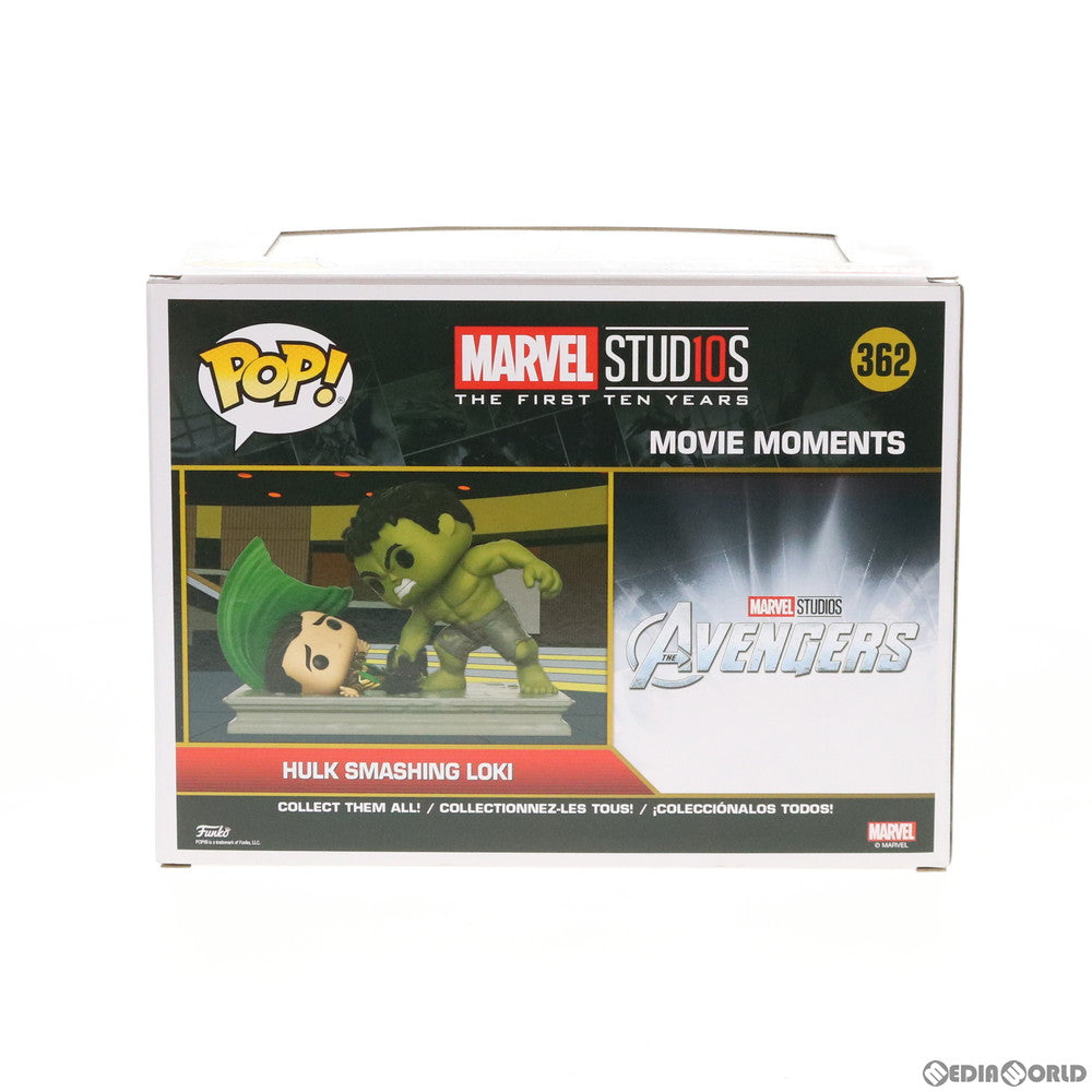【中古即納】[FIG] POP! MOVIE MOMENTS 362 ハルク・スマッシング・ロキ マーベル・スタジオ10周年 アベンジャーズ 完成品 フィギュア FUNKO(ファンコ)(20190412)