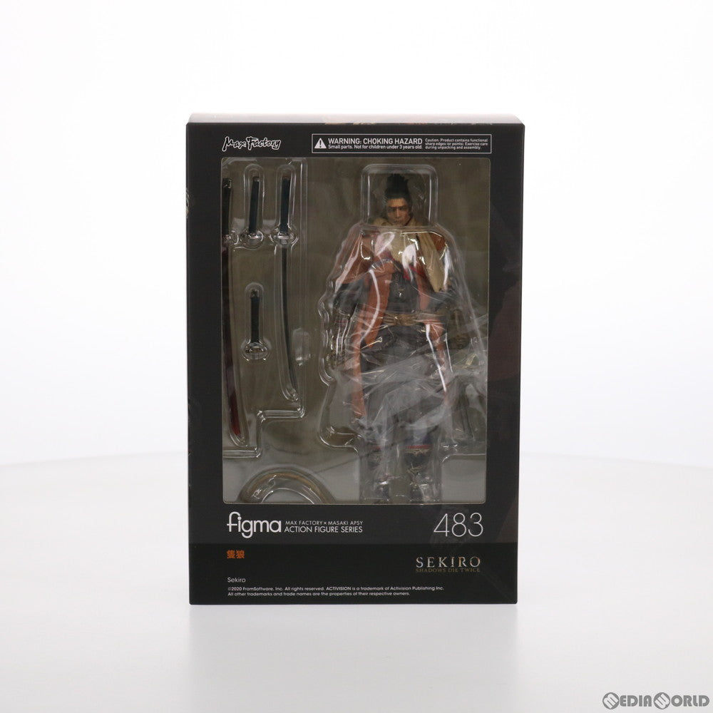 【中古即納】[FIG] figma(フィグマ) 483 隻狼(せきろう) SEKIRO: SHADOWS DIE TWICE(セキロ シャドウズ ダイ トゥワイス) 完成品 可動フィギュア マックスファクトリー(20210313)