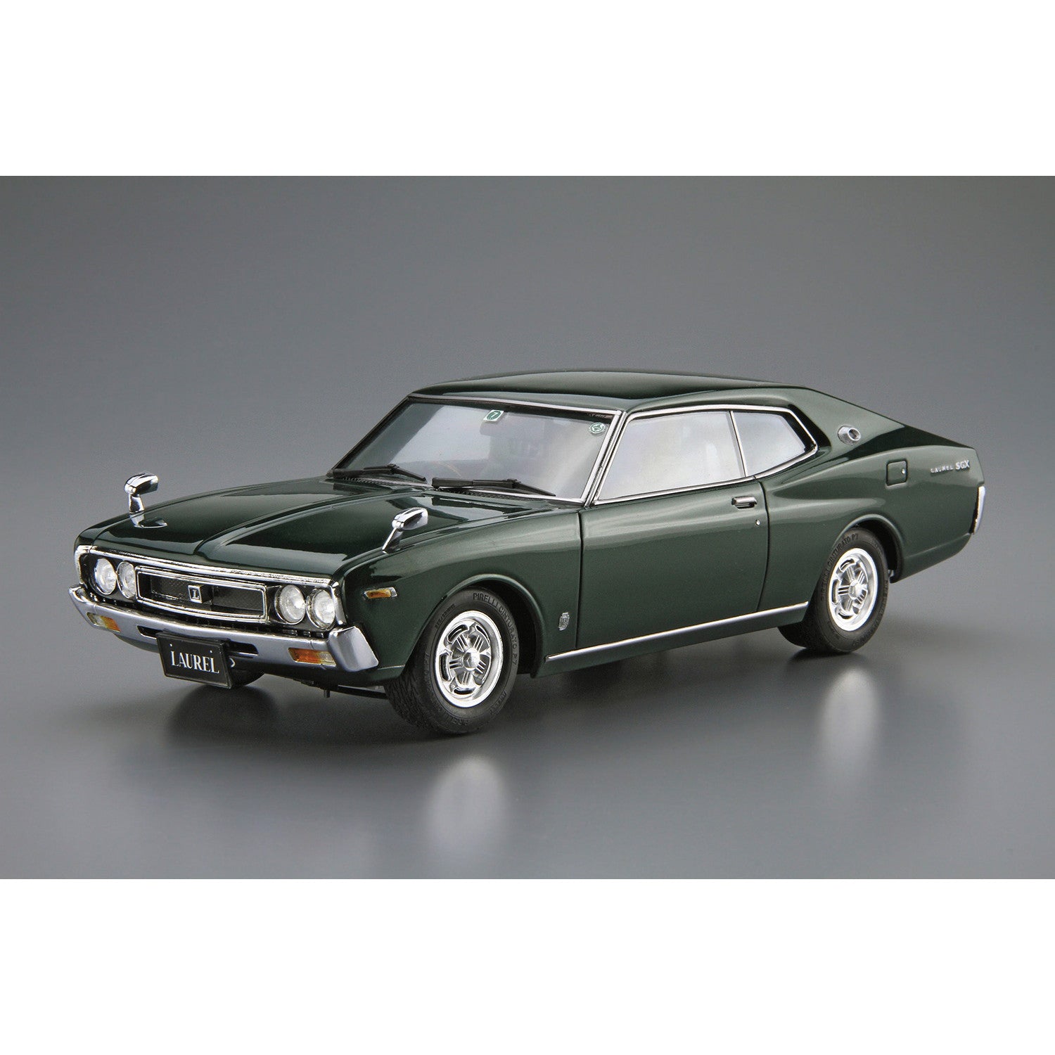 【新品】【お取り寄せ】[PTM] (再販) ザ・モデルカー No.14 1/24 ニッサン KHC130 ローレルHT2000SGX '72 プラモデル アオシマ(20211210)