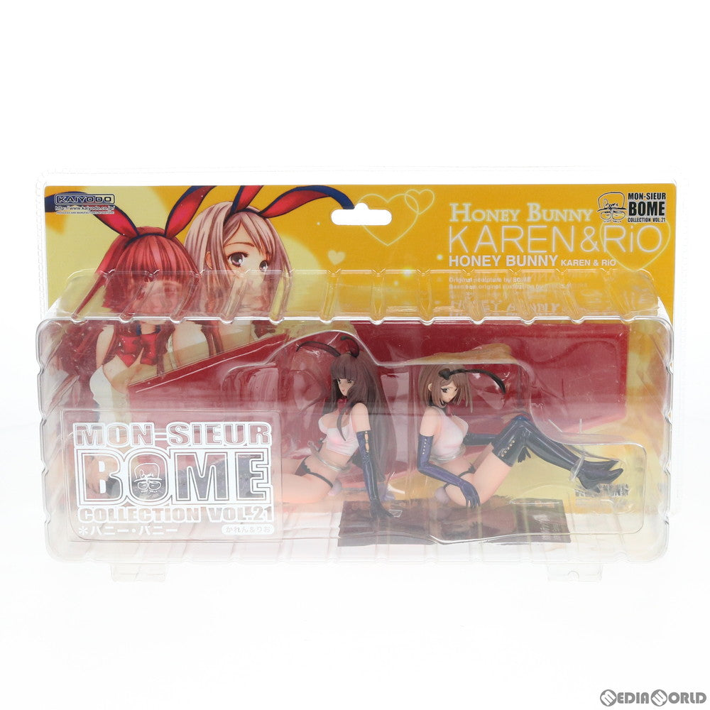 【中古即納】[FIG] MON-SIEUR BOME COLLECTION(ムッシュボームコレクション) VOL.21 かれん&りお ハニー・バニー 完成品 フィギュア 海洋堂(20070520)