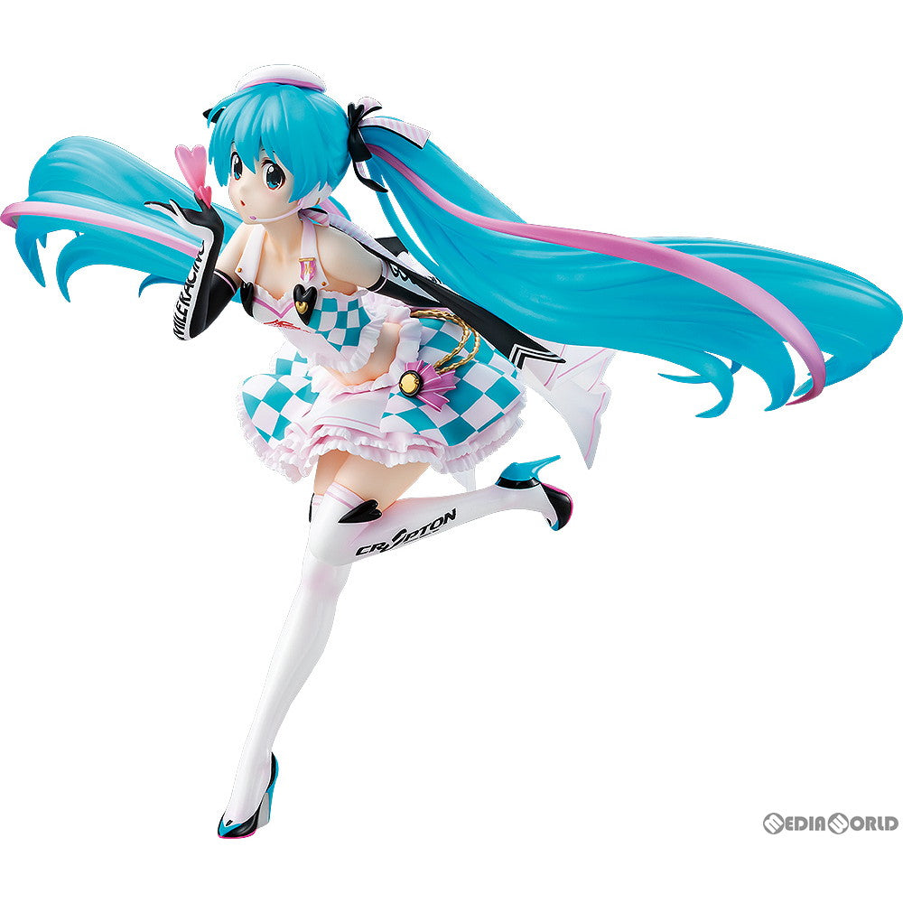 【新品即納】[FIG] レーシングミク 2019Ver. サイドキービジュアル 初音ミク GTプロジェクト 1/7 完成品 フィギュア シャイン(20210430)
