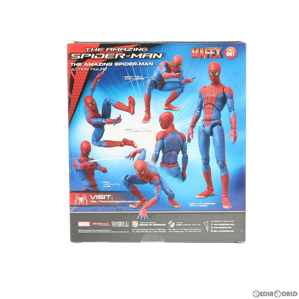 【中古即納】[FIG] マフェックス No.001 MAFEX THE AMAZING SPIDER-MAN(アメイジング・スパイダーマン) 完成品 可動フィギュア メディコム・トイ(20130502)