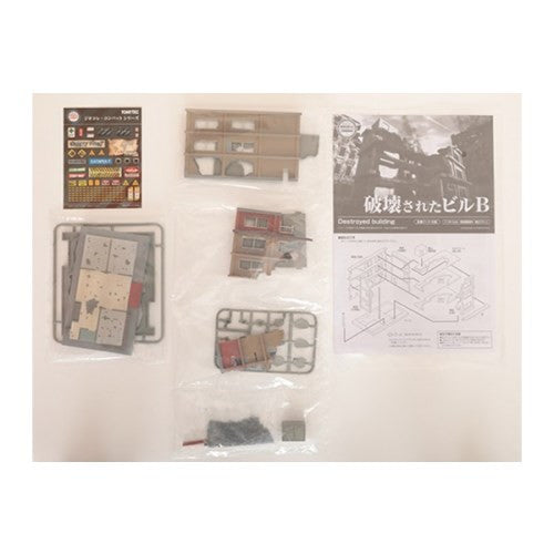 【新品即納】[PTM] (再販) ジオコレ・コンバットシリーズ DCM03 1/144 ジオコム 破壊されたビルB プラモデル(311867) TOMYTEC(トミーテック)(20251120)