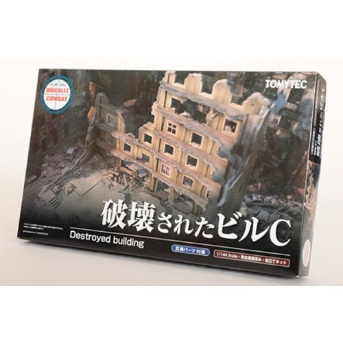 【新品即納】[PTM] (再販) ジオコレ・コンバットシリーズ DCM04 1/144 ジオコム 破壊されたビルC プラモデル(311874) TOMYTEC(トミーテック)(20251120)