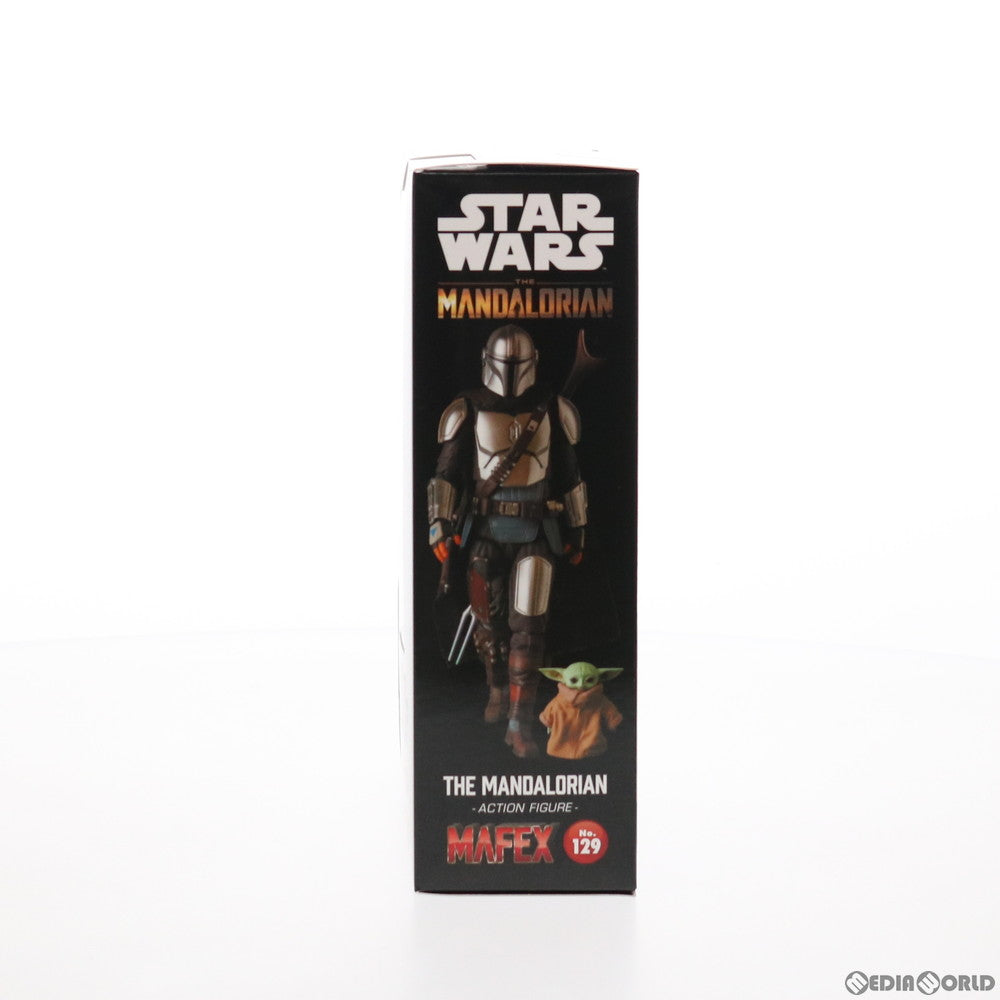 【中古即納】[FIG] マフェックス No.129 MAFEX MANDALORIAN(マンダロリアン) STAR WARS(スター・ウォーズ) ザ・マンダロリアン 完成品 可動フィギュア メディコム・トイ(20210731)