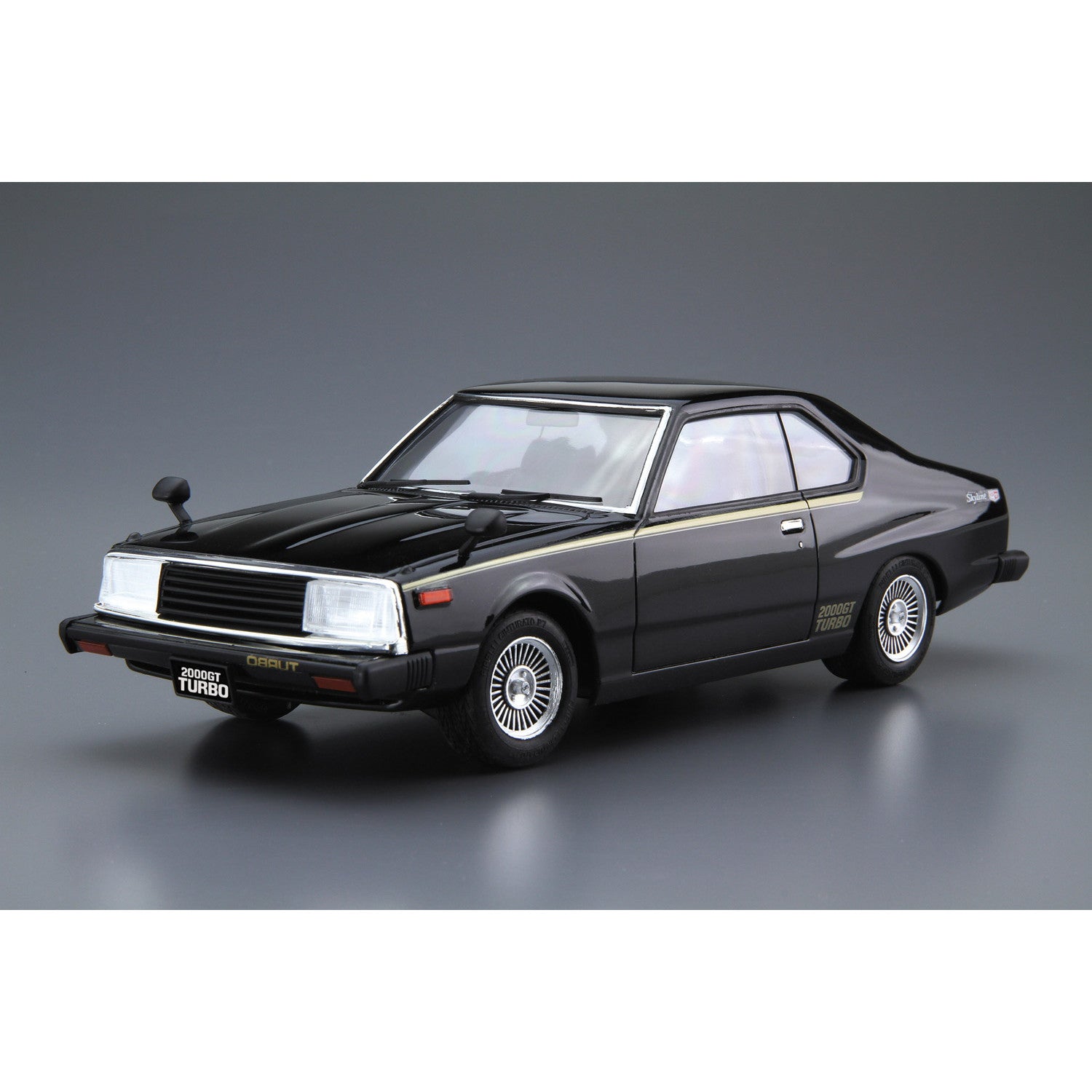 【新品即納】[PTM] (再販) ザ・モデルカー No.56 1/24 ニッサン KHGC211 スカイラインHT2000ターボGT-E・S '81 プラモデル(061084) アオシマ(20241130)
