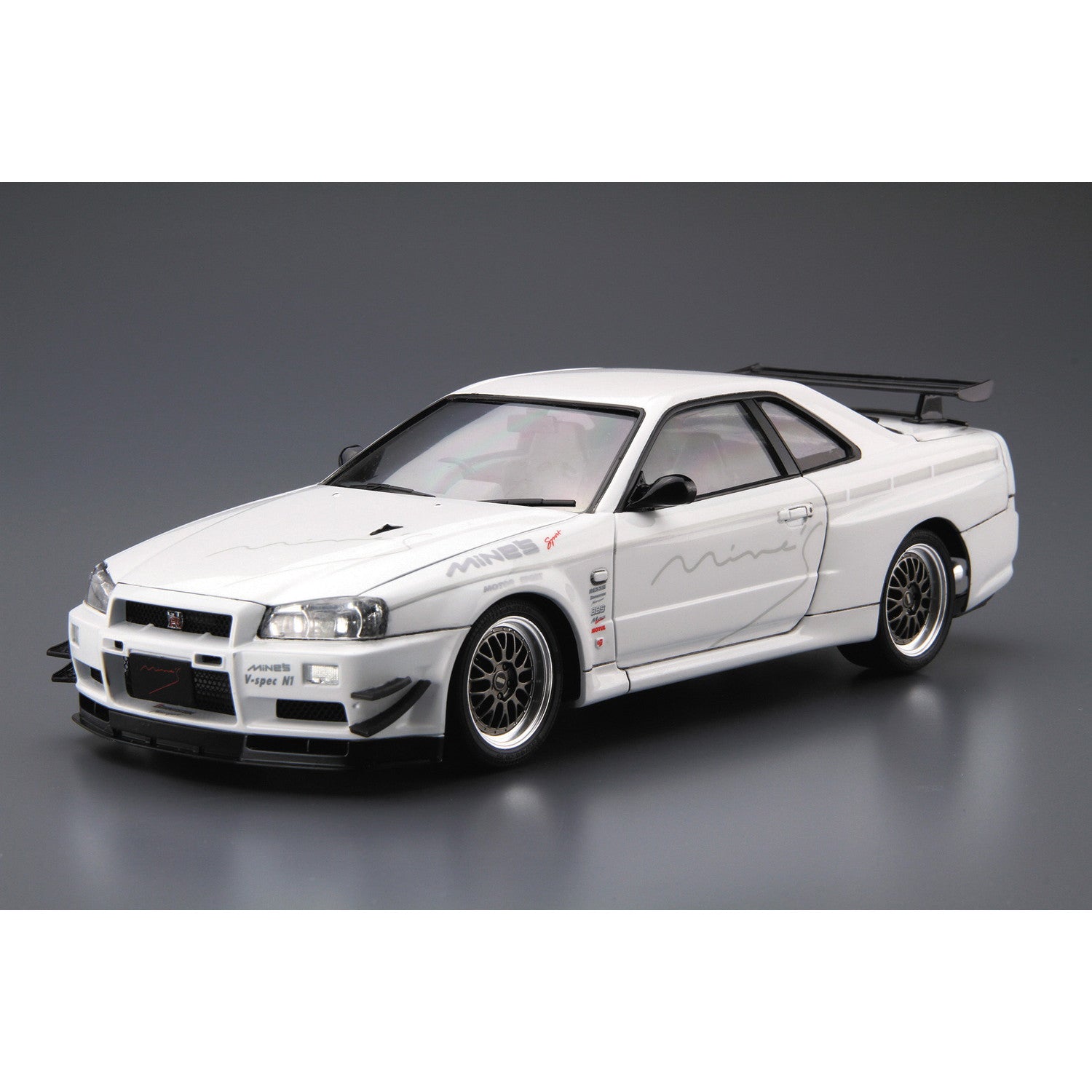 【新品】【お取り寄せ】[PTM] (再販) ザ・チューンドカー No.34 1/24 マインズ BNR34 スカイラインGT-R '02(ニッサン) プラモデル アオシマ(20210710)
