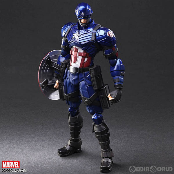 【新品即納】[FIG] MARVEL UNIVERSE VARIANT BRING ARTS(マーベル ユニバース ヴァリアント ブリングアーツ) キャプテン・アメリカ DESIGNED BY TETSUYA NOMURA 完成品 可動フィギュア スクウェア・エニックス(20201218)