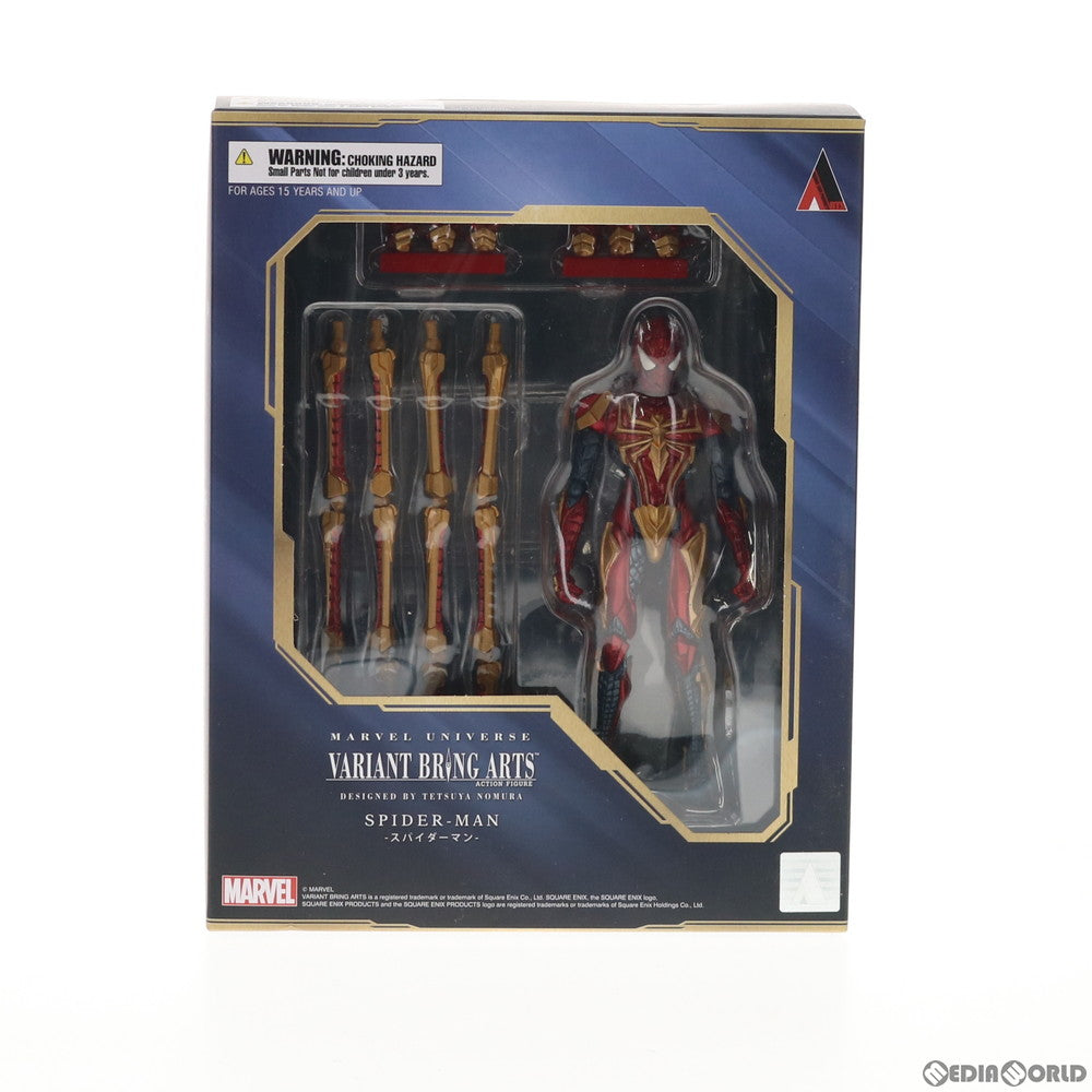 【中古即納】[FIG] MARVEL UNIVERSE VARIANT BRING ARTS(マーベル ユニバース ヴァリアント ブリングアーツ) スパイダーマン DESIGNED BY TETSUYA NOMURA 完成品 可動フィギュア スクウェア・エニックス(20201225)
