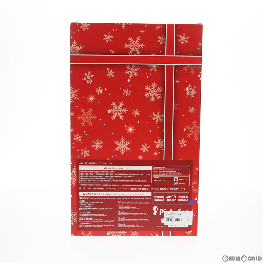 【中古即納】[FIG] ポストカード付属 ネイティブクリエイターズコレクション クリスマス☆バニー 魔太郎オリジナルキャラクター 1/6 完成品 フィギュア ネイティブオンラインショップ&FANZA限定 Pink・Cat(ピンク・キャット)/ネイティブ(20200531)