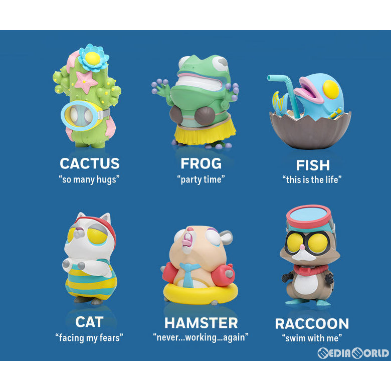 【新品即納】[BOX][FIG] COARSE(コース) LITTLE VOYAGERS ヒートウェーブ!シリーズ 完成品 フィギュア(6個) POP MART(ポップマート) (20200731)