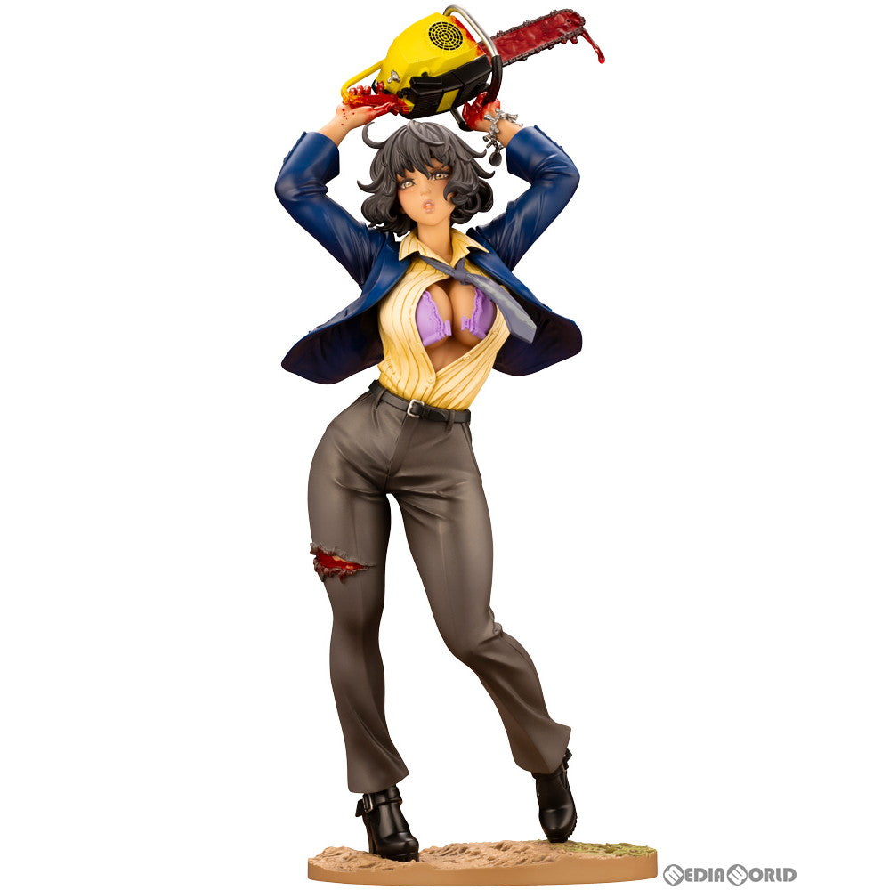【中古即納】[FIG] HORROR美少女 レザーフェイス CHAINSAW DANCE 悪魔のいけにえ 1/7 完成品 フィギュア(SV271) コトブキヤ(20210130)