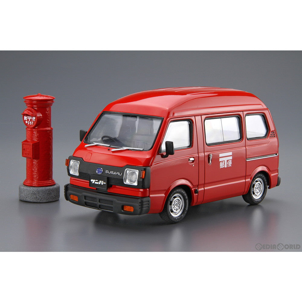【新品即納】[PTM] ザ・モデルカー No.SP 1/24 スバル K88 サンバー ハイルーフ4WD '80 郵便配達車 プラモデル アオシマ(20201112)