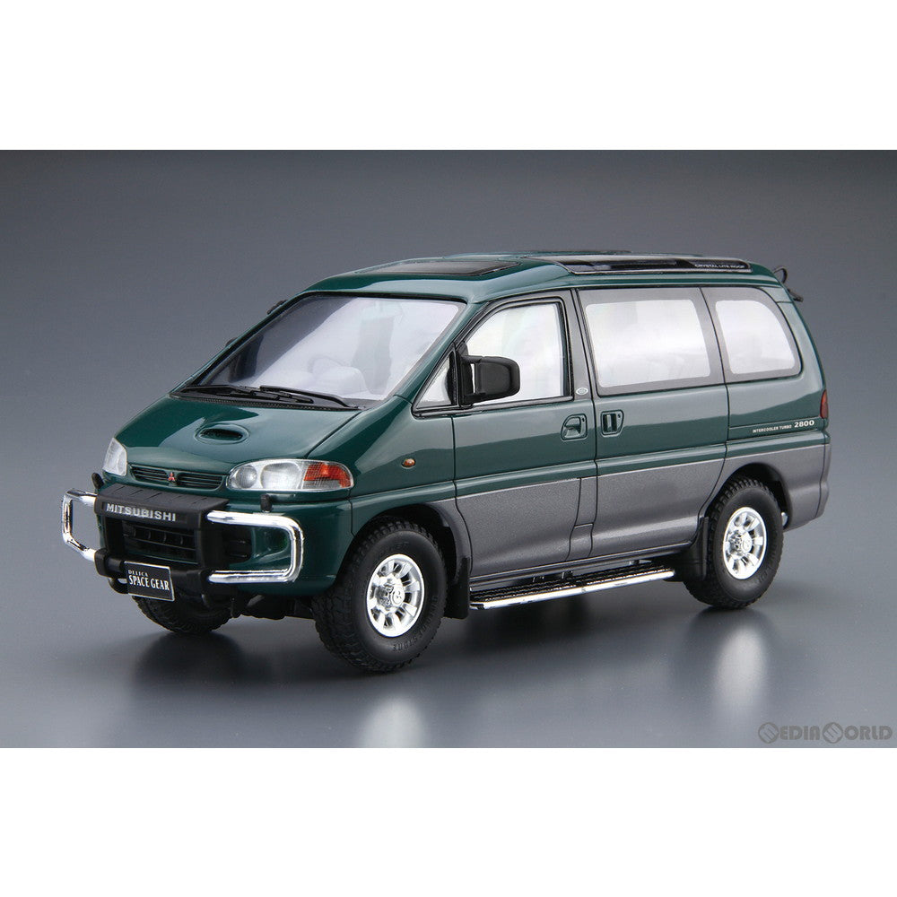 【中古即納】[PTM] ザ・モデルカー No.96 1/24 ミツビシ PE8W デリカスペースギア '96 プラモデル(061404) アオシマ(20201111)