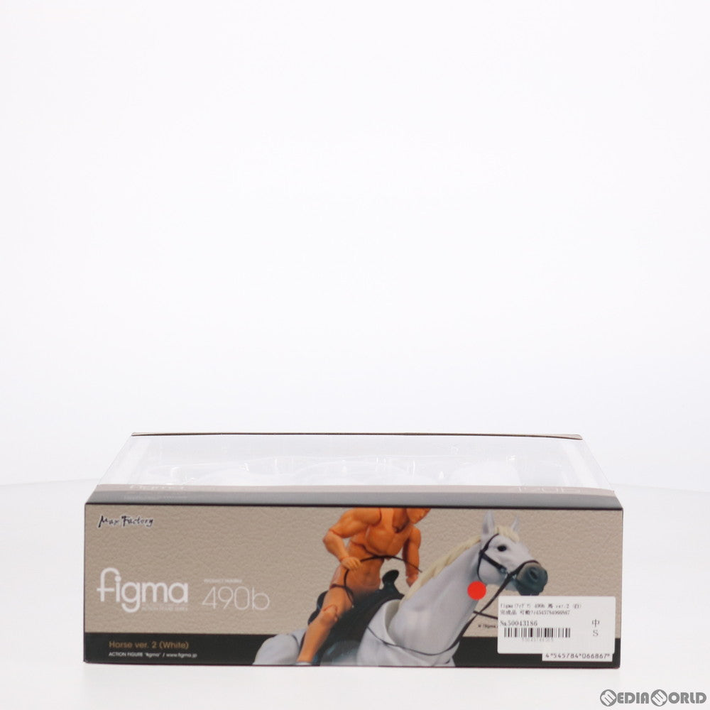 【中古即納】[FIG] figma(フィグマ) 490b 馬 ver.2 (白) 完成品 可動フィギュア マックスファクトリー(20210530)
