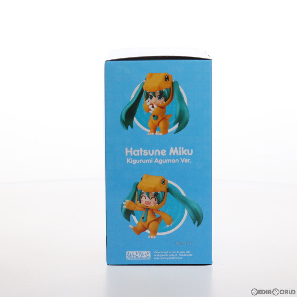 【中古即納】[FIG] ねんどろいど 1439 初音ミク きぐるみアグモンVer. キャラクター・ボーカル・シリーズ01 初音ミク デジモンアドベンチャー 完成品 可動フィギュア プレックス/グッドスマイルカンパニー(20210516)