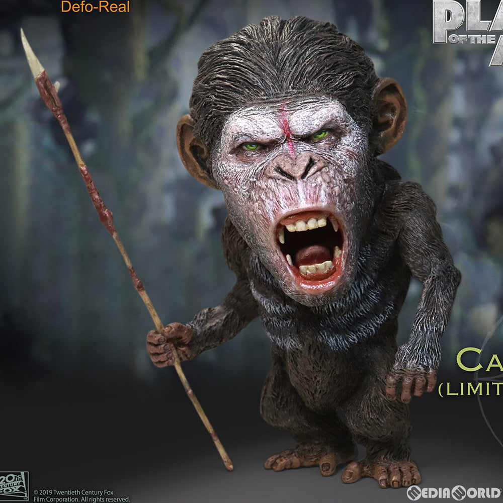 【新品即納】[FIG] デフォリアル シーザー 3(ウォーリアーフェイス) 猿の惑星:新世紀(ライジング) 完成品 フィギュア スターエーストイズ/エクスプラス(20210228)