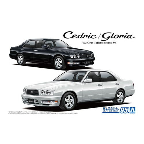 【新品即納】[PTM] (再々販) ザ・モデルカー No.95 1/24 ニッサン Y33 セドリック/グロリア グランツーリスモアルティマ '95 プラモデル(061749) アオシマ(20250831)