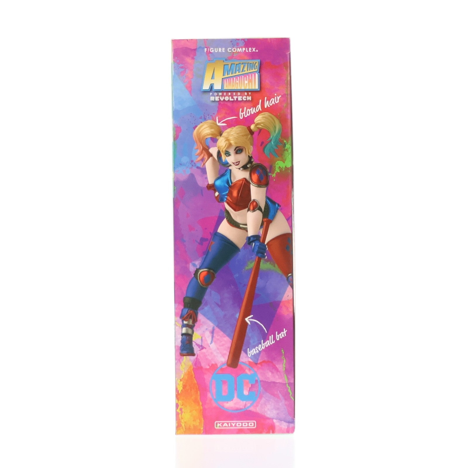 【中古即納】[FIG] フィギュアコンプレックス アメイジングヤマグチ No.015EX ハーレイ・クイン 新カラー版 DCコミックス 完成品 可動フィギュア 海洋堂/ケンエレファント(20201230)