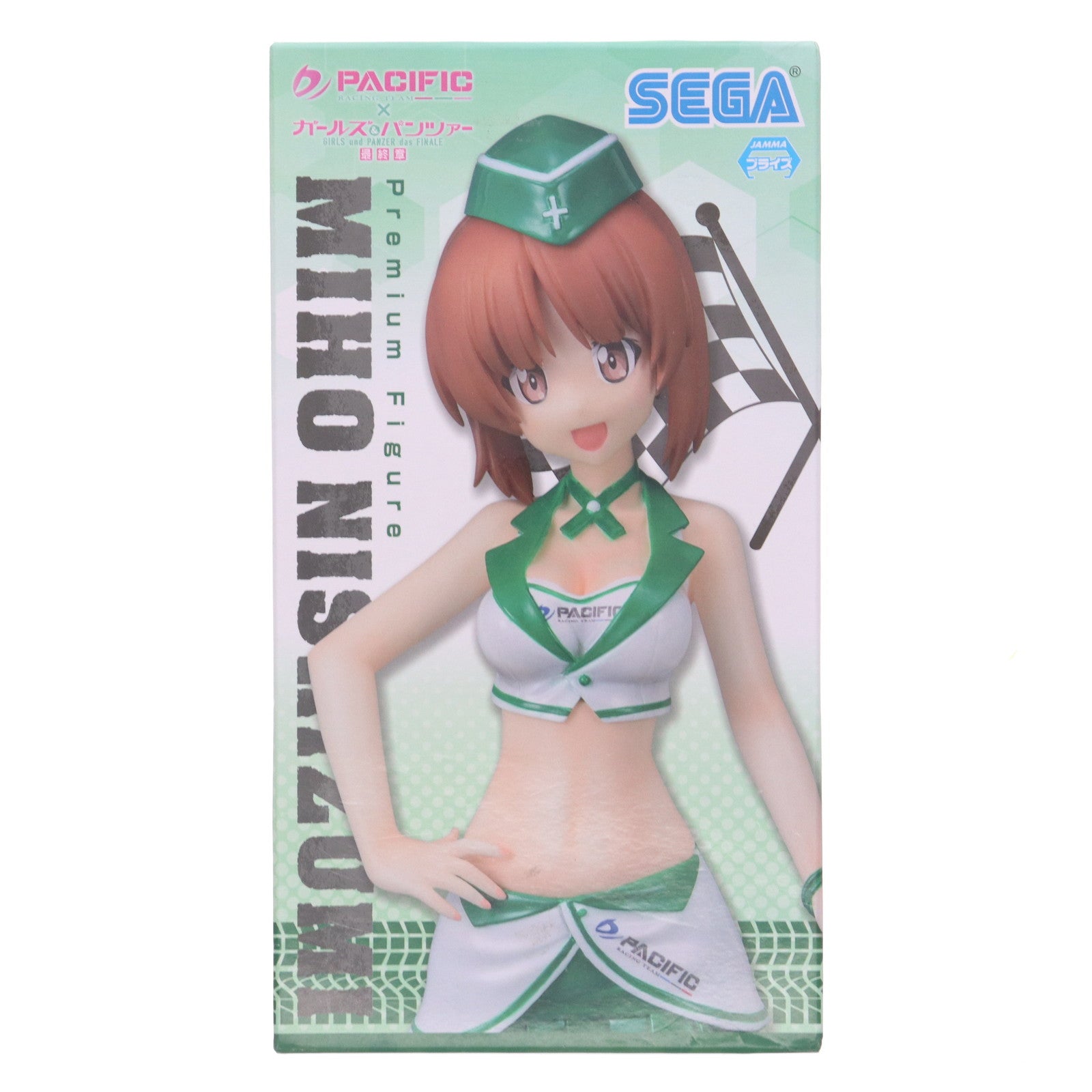 【中古即納】[FIG] 西住みほ(にしずみみほ) ガールズ&パンツァー 最終章×パシフィックレーシングチーム プレミアムフィギュア プライズ(1027118) セガ(20180520)