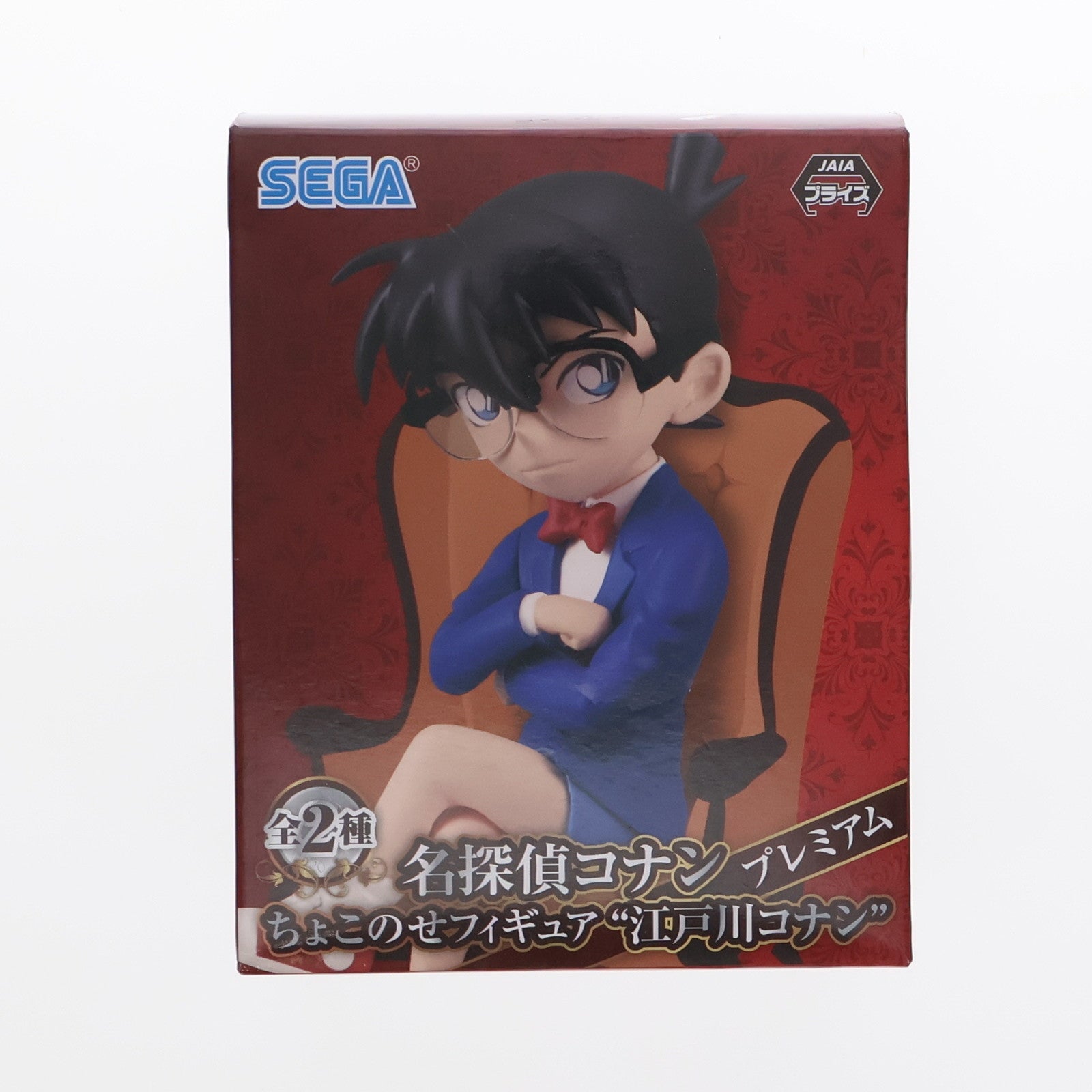 【中古即納】[FIG] 江戸川コナン(座り) 名探偵コナン プレミアムちょこのせフィギュア『江戸川コナン』 プライズ(1030982) セガ(20190420)