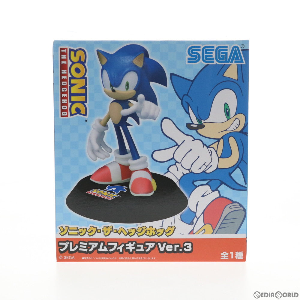 【中古即納】[FIG] ソニック・ザ・ヘッジホッグ プレミアムフィギュア Ver.3 プライズ セガ(20200220)
