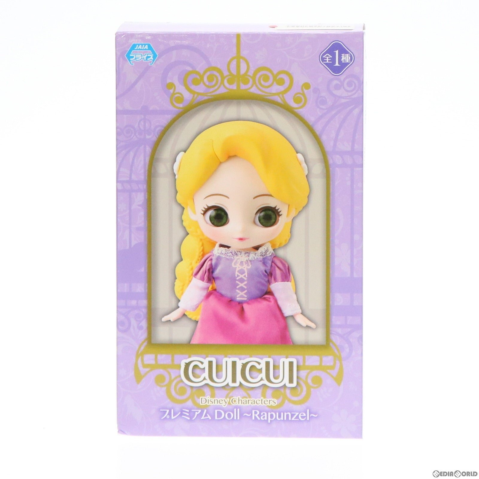 【中古即納】[FIG] ラプンツェル 塔の上のラプンツェル CUICUI ディズニーキャラクターズ プレミアムドール～Rapunzel～ フィギュア プライズ(1026766) セガ(20180930)