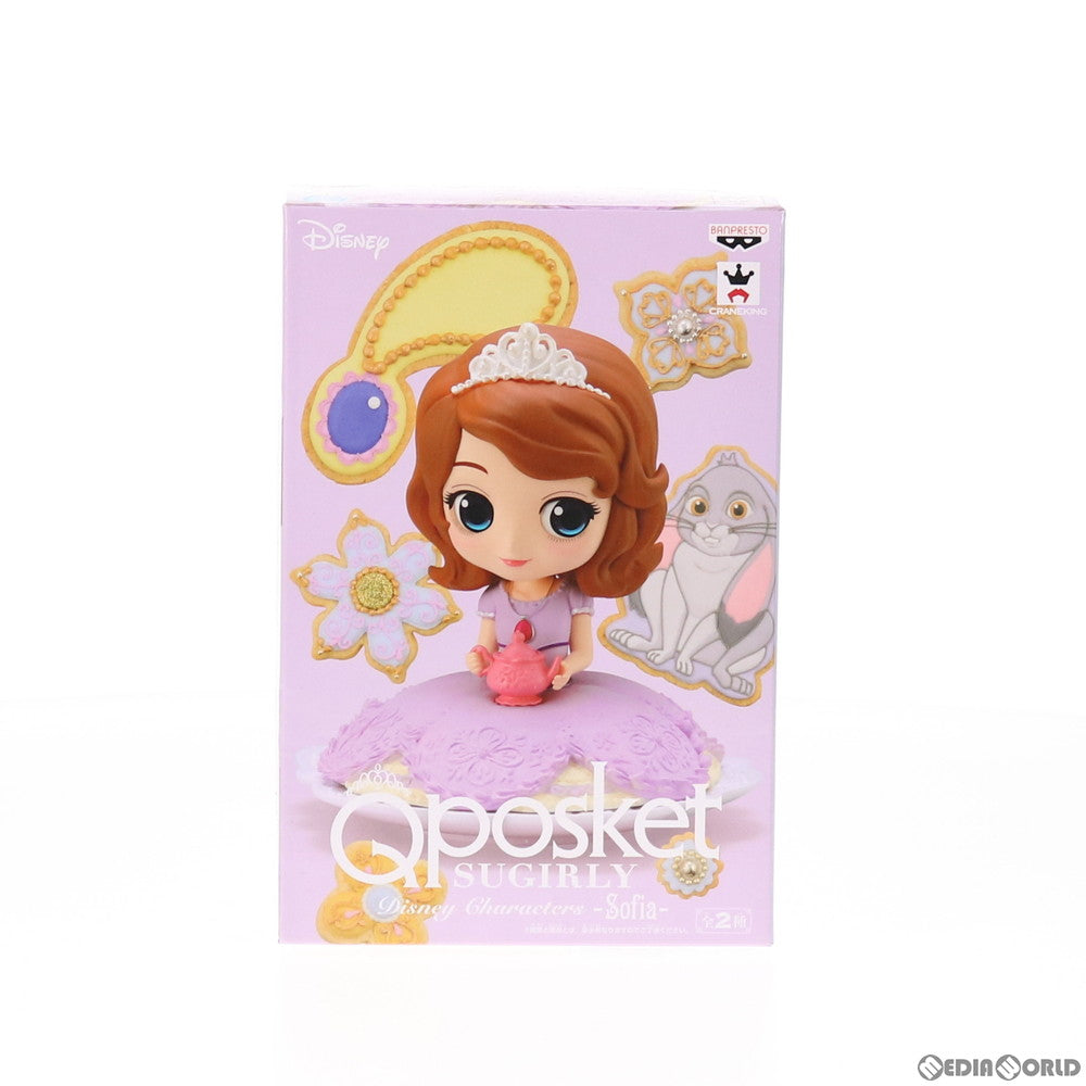 【中古即納】[FIG] ソフィア(B パステルカラー) Q posket SUGIRLY Disney Characters -Sofia- ちいさなプリンセス ソフィア フィギュア プライズ(39273) バンプレスト(20190420)