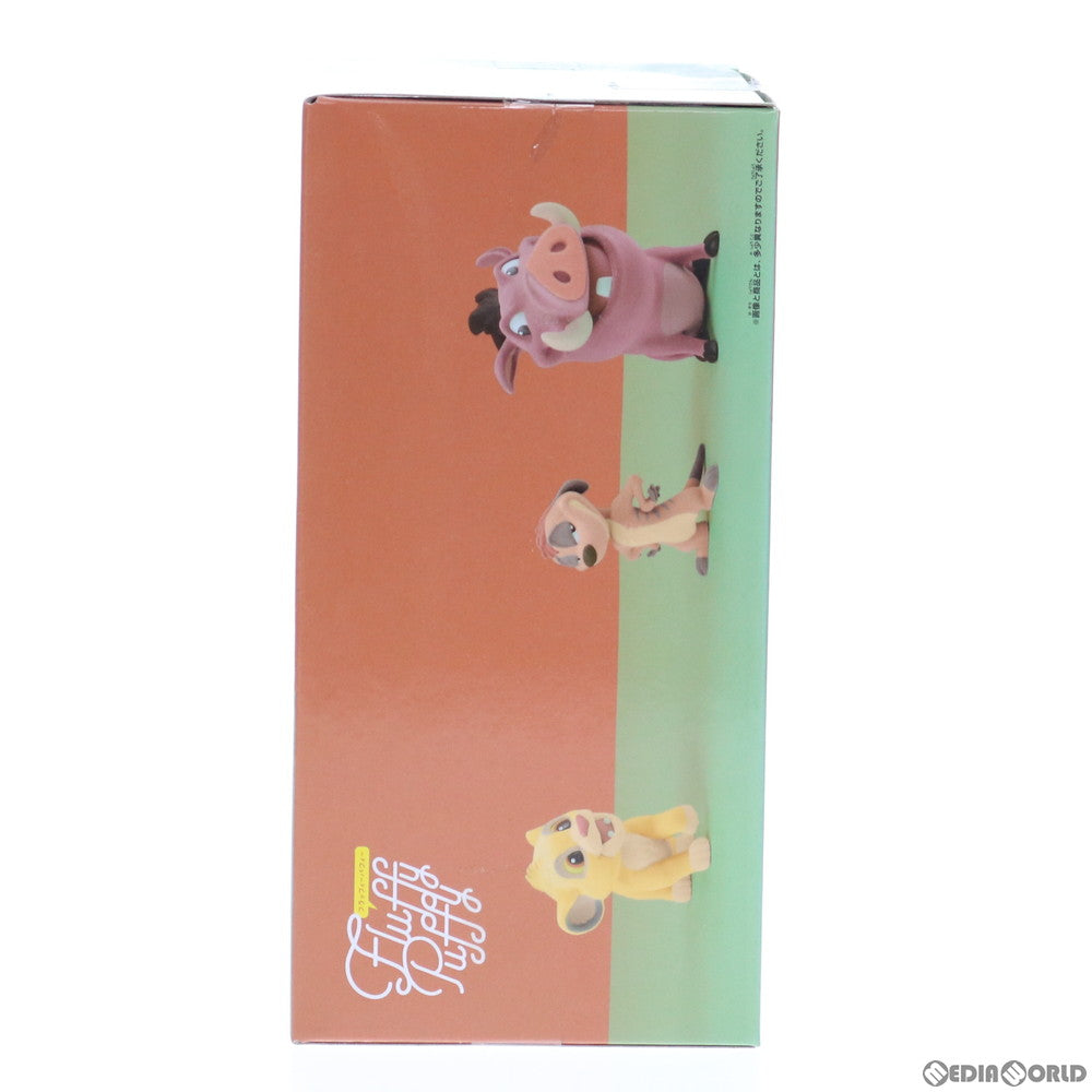 【中古即納】[FIG] プンバァ ディズニーキャラクター Fluffy Puffy〜LION KING〜 ライオンキング フィギュア プライズ(39572) バンプレスト(20190810)