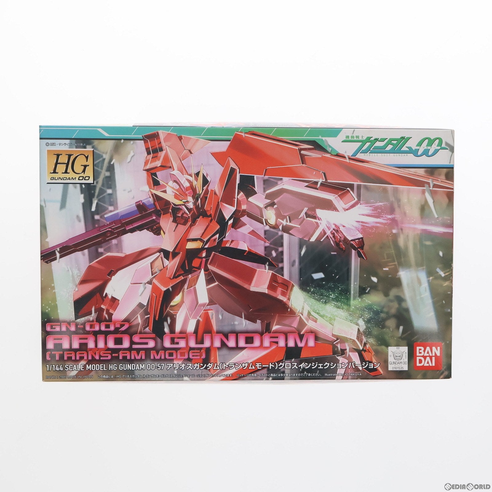 【中古即納】[PTM] HG 1/144 アリオスガンダム(トランザムモード) グロスインジェクションVer. 機動戦士ガンダム00(ダブルオー) プラモデル バンダイ(20091219)