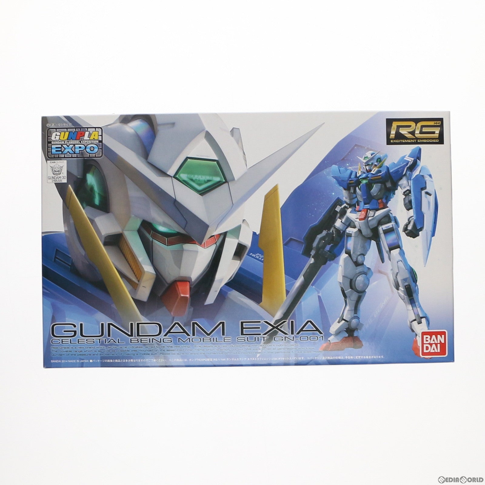 【中古即納】[PTM] ガンプラEXPO限定 RG 1/144 GN-001 ガンダムエクシア エクストラフィニッシュVer. 機動戦士ガンダム00(ダブルオー) プラモデル(0195305) バンダイ(20141121)