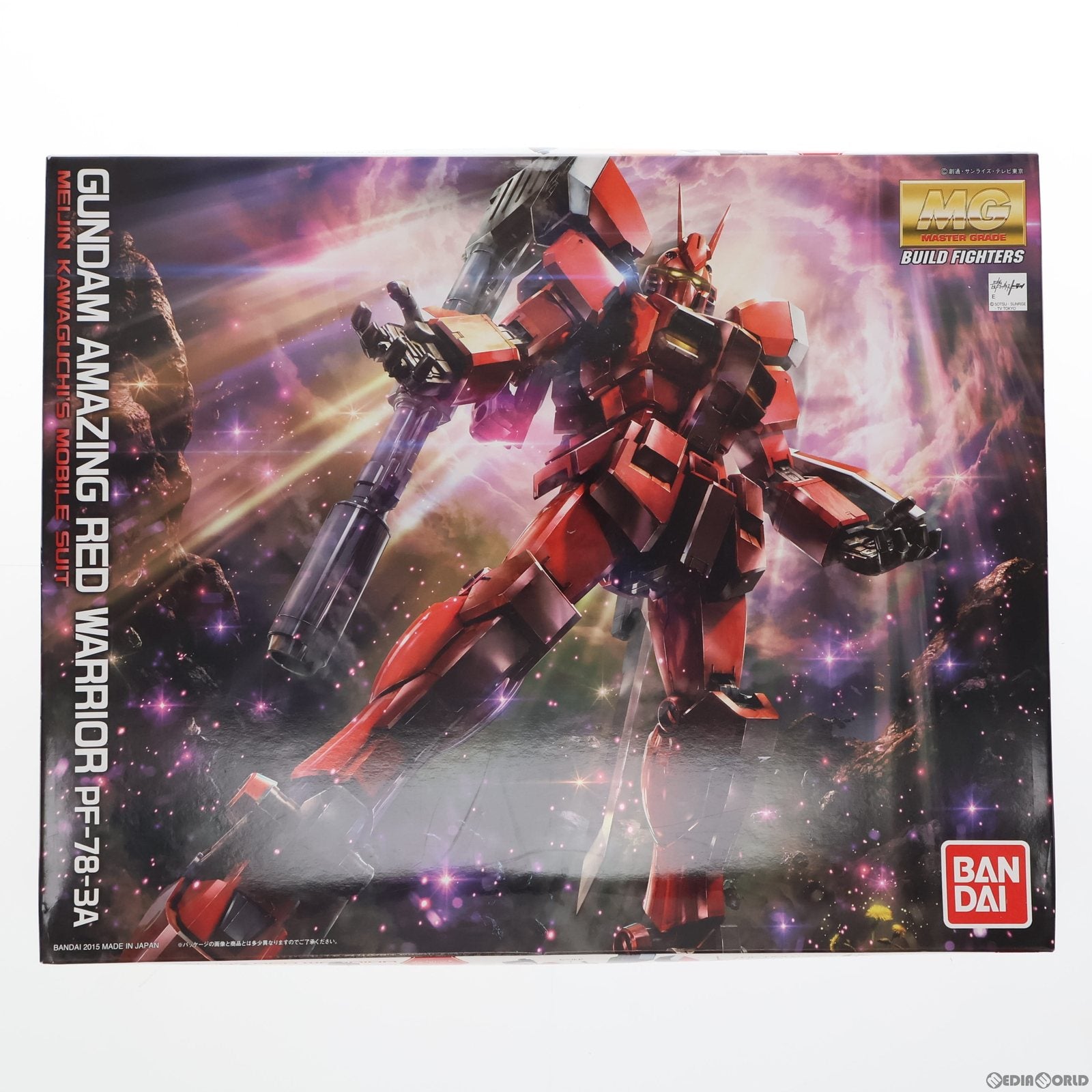 【中古即納】[PTM] MG 1/100 ガンダムアメイジングレッドウォーリア ガンダムビルドファイターズトライ プラモデル バンダイ(20150828)