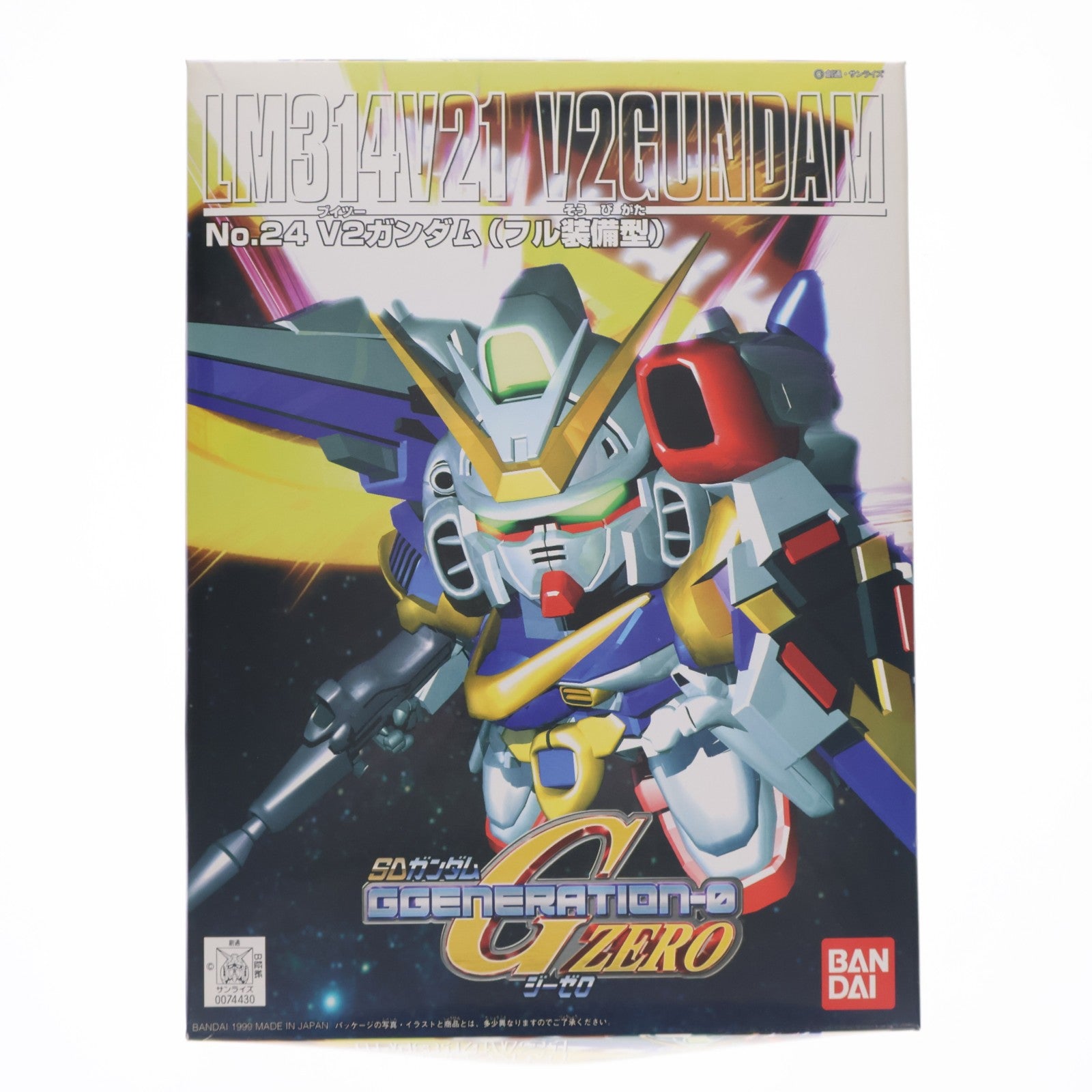 【中古即納】[PTM] SDガンダム BB戦士 24 LM314V21 V2ガンダム(フル装備型) SDガンダム G-GENERATION-0(ジージェネレーション・ゼロ) プラモデル(0074430) バンダイ(20170224)