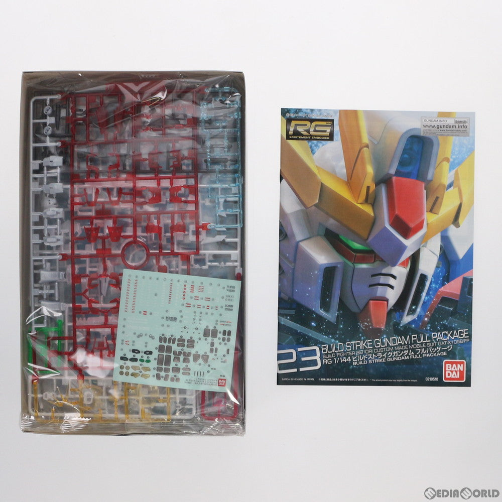 【中古即納】[PTM] プレミアムバンダイ限定 RG 1/144 GAT-X105B/FP ビルドストライクガンダム フルパッケージ RGシステムイメージカラー ガンダムビルドファイターズ プラモデル(0218636) バンダイ(20171130)