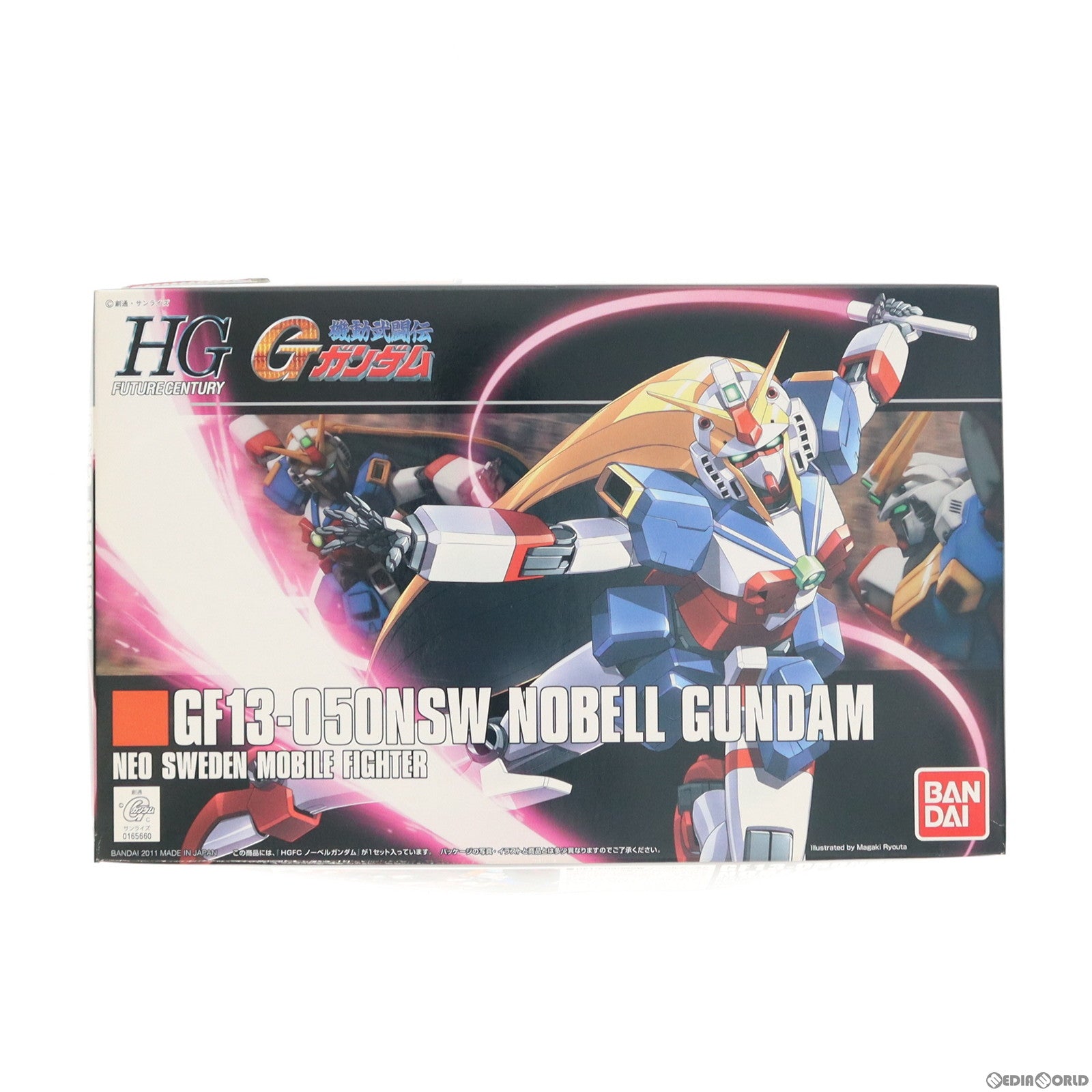 【中古即納】[PTM] HGFC 1/144 ノーベルガンダム 機動武闘伝Gガンダム プラモデル バンダイ(20110111)