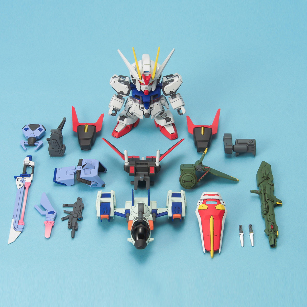 【中古即納】[PTM] (再販)SDガンダム BB戦士 259 ストライクガンダム・ストライカーウエポンシステム SDガンダム G-GENERATION-NEO/機動戦士ガンダムSEED(シード) プラモデル(0123716) バンダイスピリッツ(20240824)
