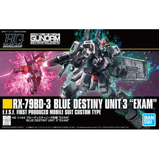 【新品即納】[PTM] (再販) HGUC 1/144 RX-79BD-3 ブルーディスティニー3号機 EXAM 機動戦士ガンダム外伝 THE BLUE DESTINY プラモデル(5060959) バンダイスピリッツ(20240714)