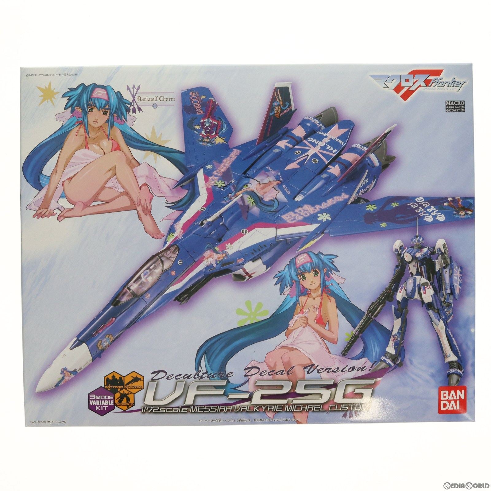 【中古即納】[PTM] 1/72 VF-25G メサイア ミシェル機 クランDDVer. マクロスF(フロンティア) プラモデル(0160419) バンダイ(20090922)
