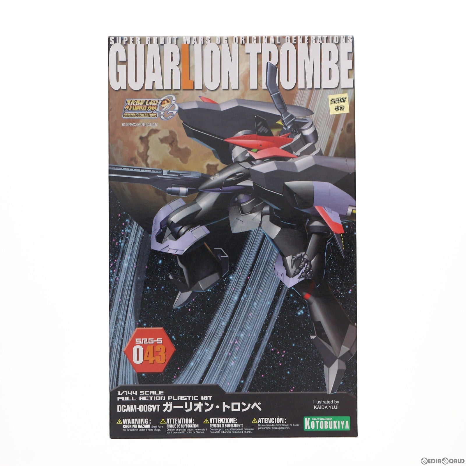 【中古即納】[PTM] 1/144 DCAM-006VT ガーリオン・トロンベ S.R.G-S 043 スーパーロボット大戦OG プラモデル(KP124) コトブキヤ(20100623)