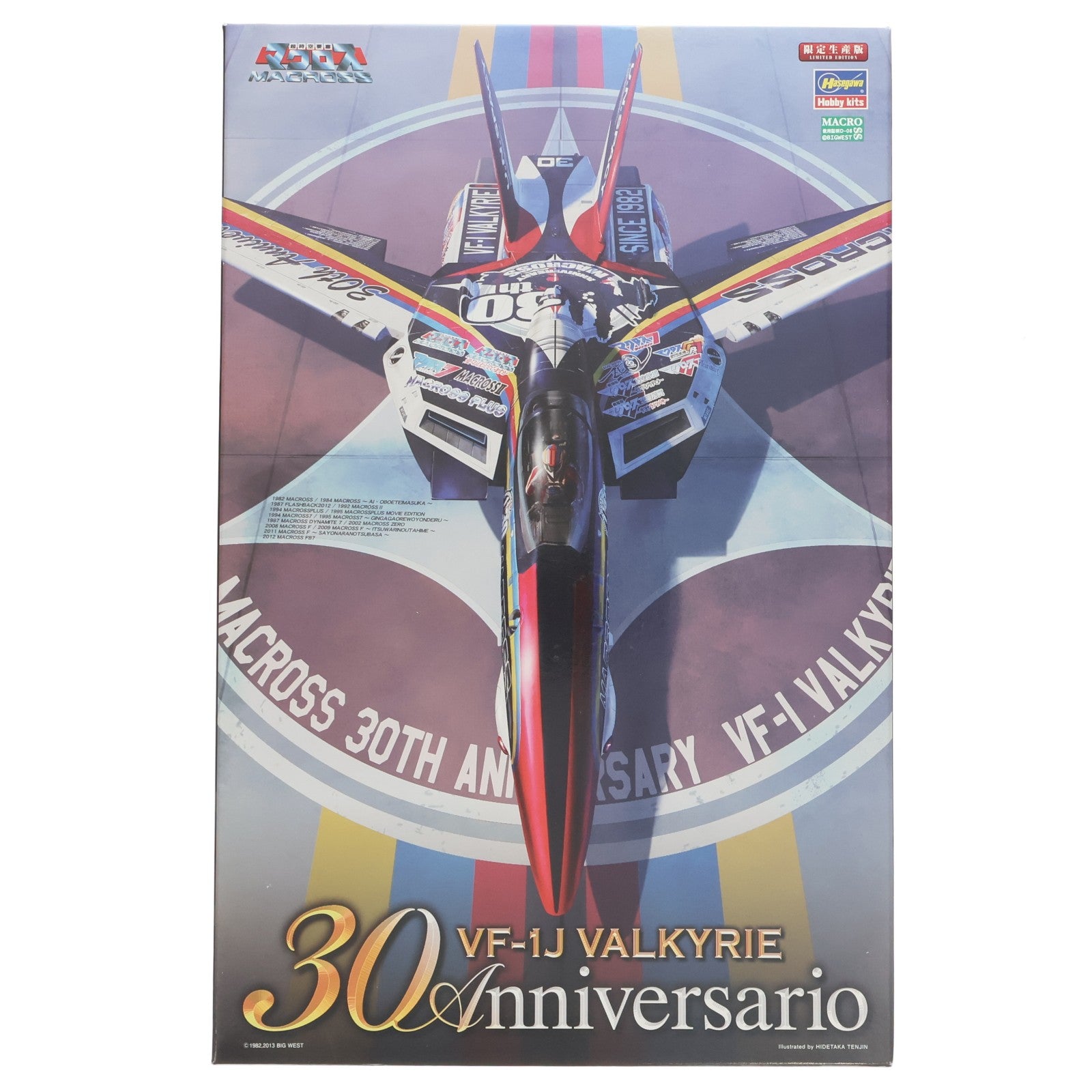 【中古即納】[PTM] 1/48 VF-1J バルキリー 『マクロス30周年塗装機』 超時空要塞マクロス プラモデル(65824) ハセガワ(20131026)