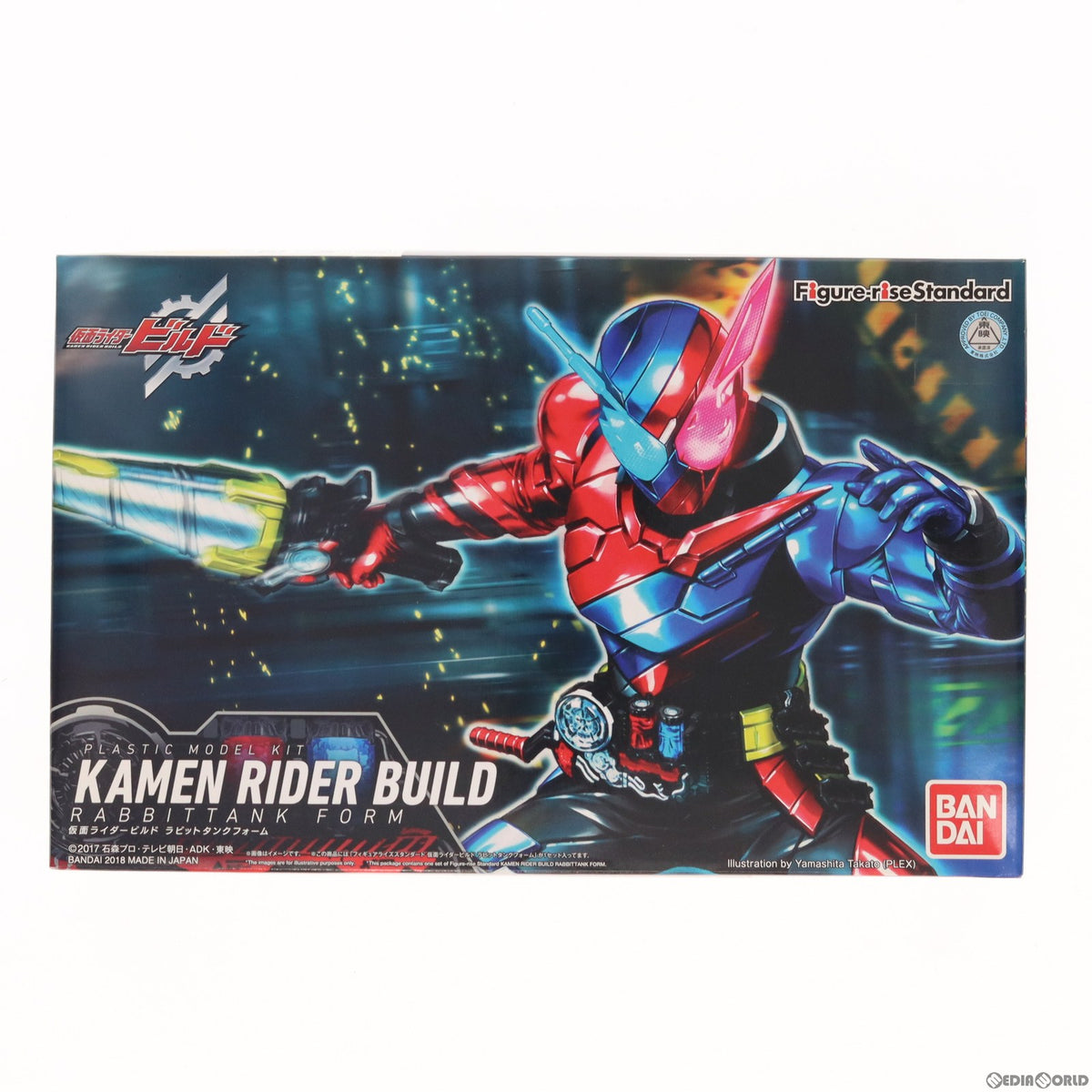 【中古即納】[PTM] Figure-rise Standard(フィギュアライズ スタンダード) 仮面ライダービルド ラビットタンクフォーム プラモデル バンダイ(20180728)