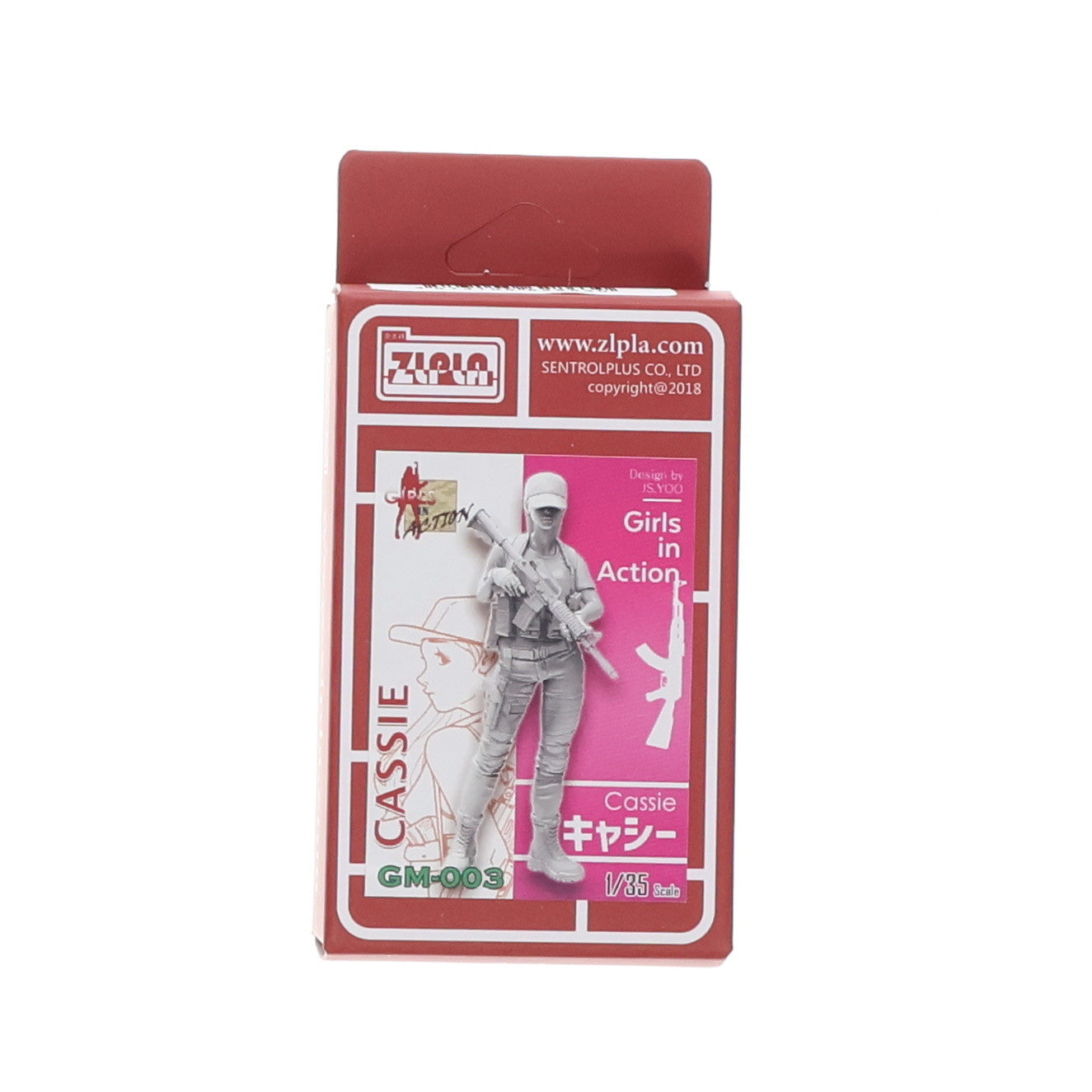 【中古即納】[PTM] ガールズインアクションシリーズ 1/35 キャシー プラモデル(GM-003) ZLPLA(ジルプラ)(20190202)