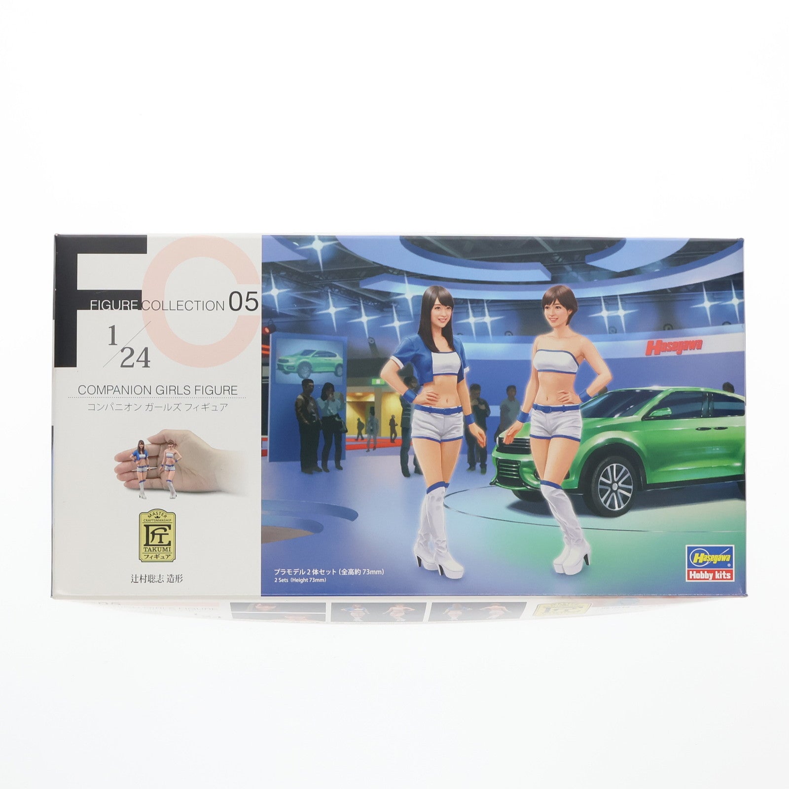 【中古即納】[PTM] 1/24 コンパニオン ガールズ フィギュア [FC05] ハセガワ(20190727)
