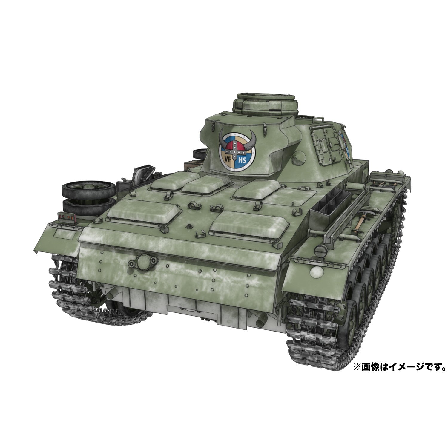 【予約安心出荷】[PTM] (再販) 1/72 III号戦車J型 ヴァイキング水産高校 ガールズ&パンツァー 最終章 プラモデル(GP72-23) プラッツ(2025年9月)