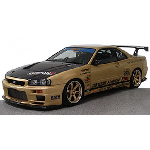 【新品】【お取り寄せ】[MDL] 1/43 TOP SECRET(トップシークレット) GT-R BNR34(ゴールド) 完成品 ミニカー(IG1482) ignition model(イグニッションモデル)(20190712)