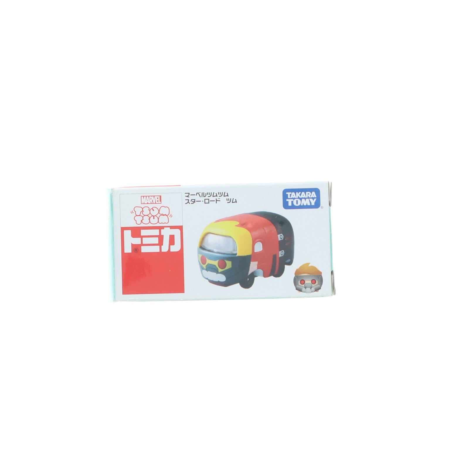【中古即納】[MDL] トミカ MARVEL TSUM TSUM -マーベル ツムツム- 3rdシーズン スターロード ツム(レッド×オレンジ×ブラック) 完成品 ミニカー(889250) タカラトミー(20170422)