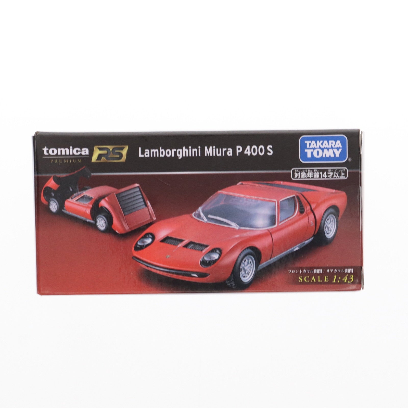 【中古即納】[MDL] トミカプレミアム 1/43 RS Lamborghini Miura(ランボルギーニ ミウラ) P 400 S 完成品 ミニカー タカラトミー(20200620)
